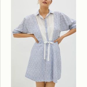 Anthro Maeve eyelet detail dress NEW